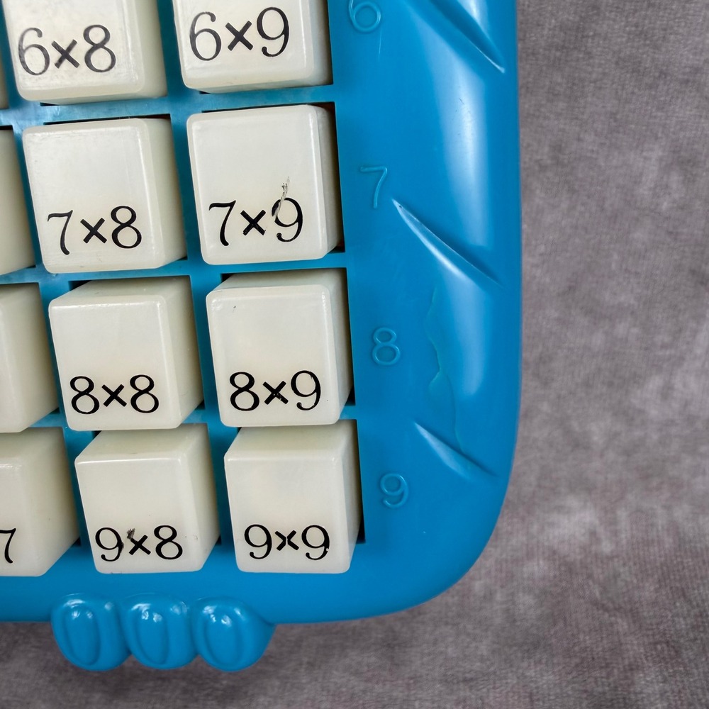 Vtg 90s Magic Math Randtoy Multiplication Owl Toy Push Button Times Table Tudor - Picture 7 of 7